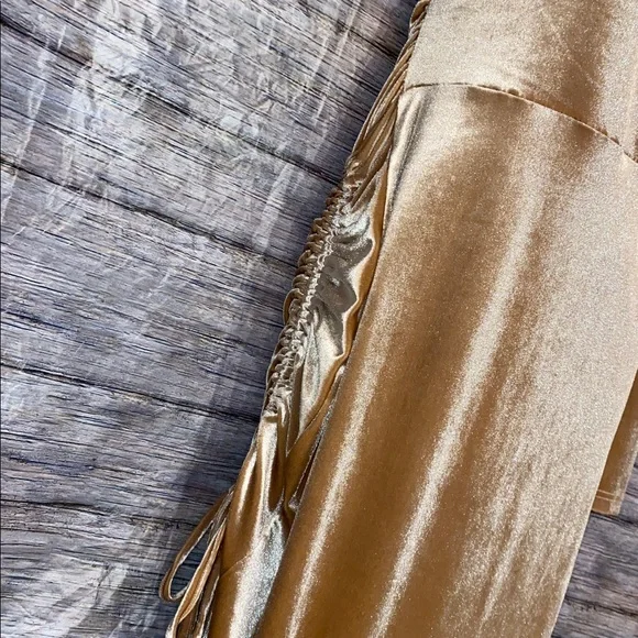 Prettygarden One Sleeve Velour Dress - Picture 5 of 10